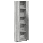 vidaXL Armoire Gris Sonoma 55x25x189 cm en bois d'ingénierie