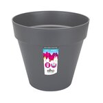 Pot de fleurs rond avec roues Loft Urban Ø 40 cm - Gris anthracite