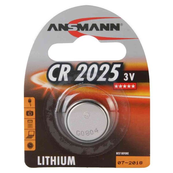 Pile bouton Lithium 'CR2025' 3 volt ANSMANN
