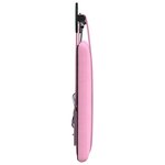 vidaXL Tête de lit suspendue Avec lumière LED Rose Tissu