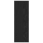 vidaXL Meubles TV Muraux - Set de 2  Chêne Noir  30 5 x 30 x 90 cm  Fabriqué en Bois d'Ingénierie