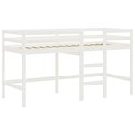 vidaXL Lit mezzanine enfants avec rideaux sans matelas 90x190 cm