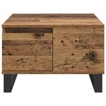vidaXL Table basse Bois Ancien 55 x 55 x 36 5 cm Bois d'ingénierie