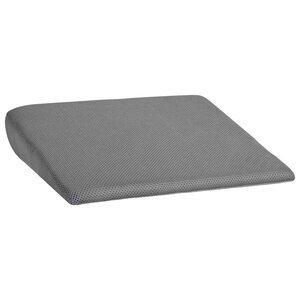 vidaXL Coussin d’assise Gris 39 x 38 x 8 5 cm