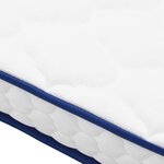 vidaXL Matelas en mousse à mémoire de forme blanc 100x200x17 cm doux