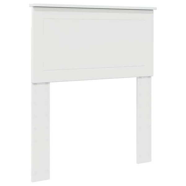 vidaXL Tête de lit Blanc Brillant 75 cm Bois d'ingénierie