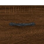 vidaXL Buffet haut chêne marron 69 5x31x115 cm bois d'ingénierie