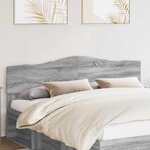 vidaXL Tête de lit Gris Sonoma 180 cm Bois d'ingénierie
