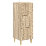 vidaXL Armoire à tiroirs Chêne Sonoma 33 x 34 5 x 90 cm