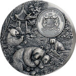 Pièce de monnaie en Argent 20000 Francs g 2000 (2 Kg) Millésime 2024 PANDA