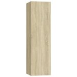 vidaXL Ensemble de meubles TV 4 Pièces Chêne sonoma Bois d'ingénierie