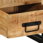 Table de chevet vidaXL 40x40x59 cm en bois de manguier massif