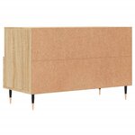 vidaXL Meuble TV Chêne sonoma 80x36x50 cm Bois d'ingénierie
