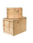 (lot  10 caisses) caisse bois contreplaqué mussy® - paquet de 10 345 x 295 x 295mm