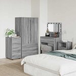 vidaXL Armoire de rangement Gris Sonoma 40 x 48 x 81 cm