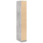 vidaXL Garde-robe gris béton 30x50x200 cm bois d'ingénierie