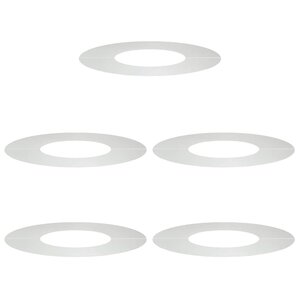 vidaXL Anneaux d'arbre plats 5 Pièces Argent Ø30 / 60 cm Acier galvanisé