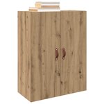 vidaXL Armoire Murale 2 Pièces Chêne artisanal 69 5 x 34 x 90 cm