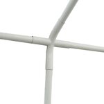vidaXL Tente de réception blanche 12 x 6 m