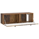 vidaXL Meuble TV mural Bois ancien 98 x 31 x 30 cm Bois d'ingénierie