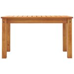 vidaXL Salon de jardin 4 Pièces et coussins Résine tressée et bois massif