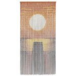 vidaXL Rideau de porte anti-insectes multicolore 200 x 100 cm Bambou