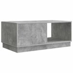 vidaXL Table basse Gris béton 90 x 50 x 37 cm Bois d'ingénierie
