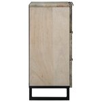 vidaXL Buffets avec tiroir Autre avec stockage 2 Pièces Blanc 60 x 33 5 x 75 cm