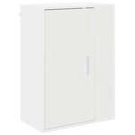 vidaXL Ensemble meuble TV Montage mural 4 Pièces Blanc Bois d'ingénierie