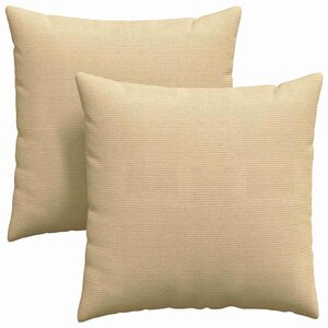 vidaXL Coussins de canapé 2 Pièces Vert gris 80 x 80 cm
