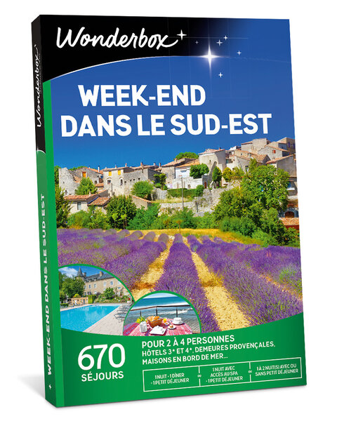 Coffret cadeau - WONDERBOX - Week-end dans le sud-est
