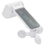 Auvent rétractable automatique vidaXL avec lumière gris clair 300x250 cm