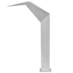 vidaXL Fontaine d'étang Acier inoxydable 50 x 30 x 90 cm Argenté