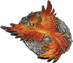 Pièce de monnaie en Argent 50 Vatu g 500 (1/2 Kg) Millésime 2024 PHOENIX ASCENDANT 1/2