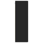 vidaXL Meuble TV mural Noir 30 x 31 x 100 cm Bois d'ingénierie