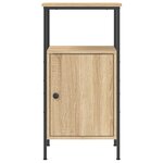 vidaXL Table de chevet chêne sonoma 41x31x80 cm bois d'ingénierie