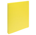 Classeur 4 anneaux 30 mm polypropylène Opaque A4 maxi Jaune EXACOMPTA