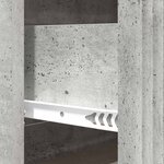 vidaXL Armoire à tiroirs Gris béton 66 x 34 5 x 89 5 cm
