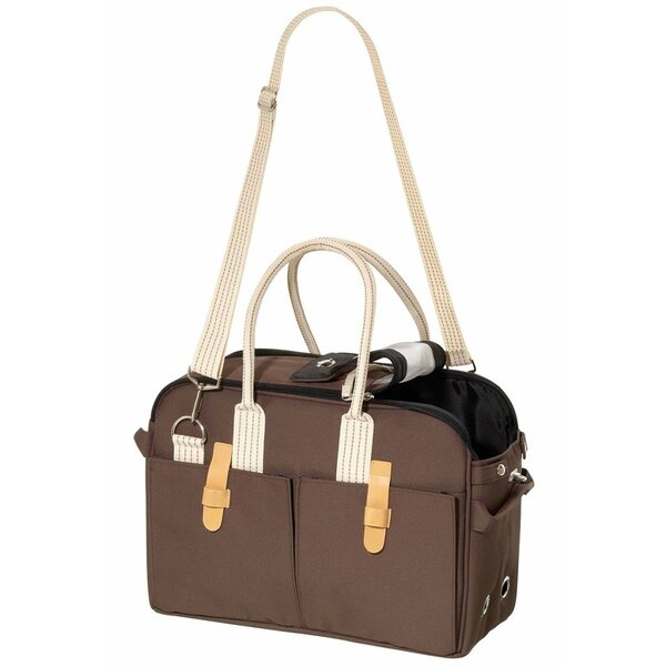FLAMINGO Sac de transport pour animaux Marron 45 x 21 x 30 cm 31415