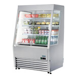 Vitrine réfrigérée murale libre service - 918 mm - polar - r290 - acier inoxydable390coulissante 918x792x1450mm