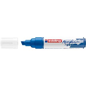 Marqueur acrylique large 5000 bleu gentiane 5-10 mm x 5 EDDING