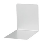 Lot de 2 Serre-livres métallique large 14 x 12 x 14 cm magnétique Gris MAUL