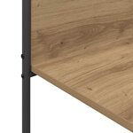 vidaXL Porte-vêtements Beige 120 x 44 x 160 cm Bois d'ingénierie