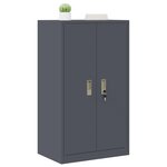 vidaXL Armoire de rangement Anthracite 60 x 40 x 105 cm Acier