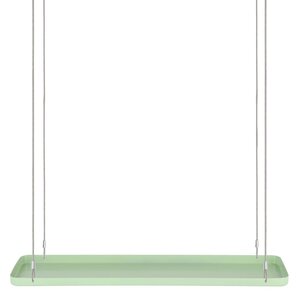 Esschert Design Plateau suspendu pour plantes rectangulaire vert L