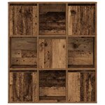 vidaXL Bibliothèque vieux bois 89x24x101 5 cm bois d'ingénierie
