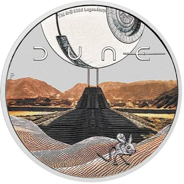 Monnaie DUNE 1 Oz Argent 1$ Tuvalu 2026 (PRÉCOMMANDE)