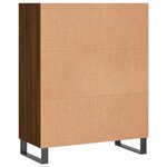 vidaXL Armoire à étagères chêne marron 69 5x32 5x90 cm bois ingénierie