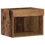 vidaXL Meuble TV 2 Pièces Bois ancien 40 x 30 x 30 cm Bois d'ingénierie