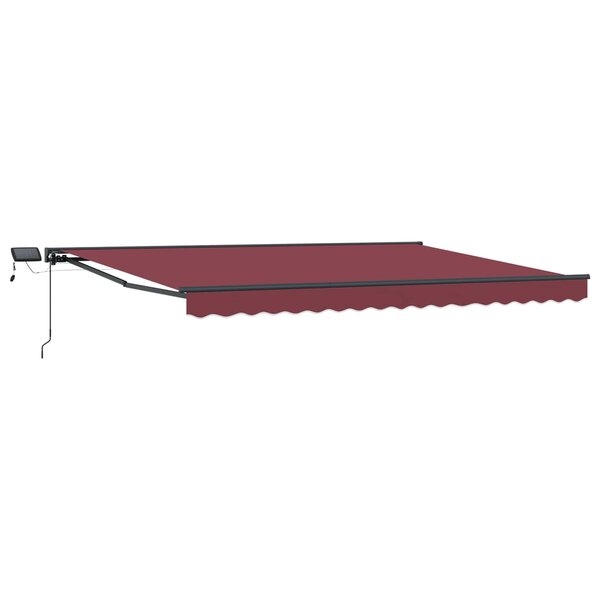 vidaXL Cadre de store manuel avec LEDs 4 5 × 3 m